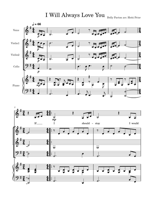 I will always love you (orchestra)