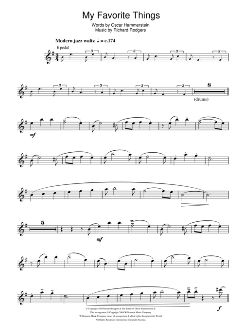 My Favorite Things (from The Sound Of Music) - Julie Andrews, Richard Rodgers (Flute Solo)