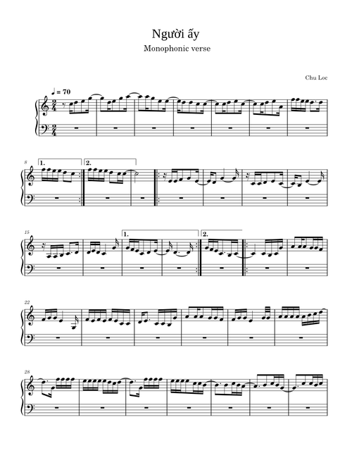 Người Ấy – Trịnh Thăng Bình - Chí Tâm