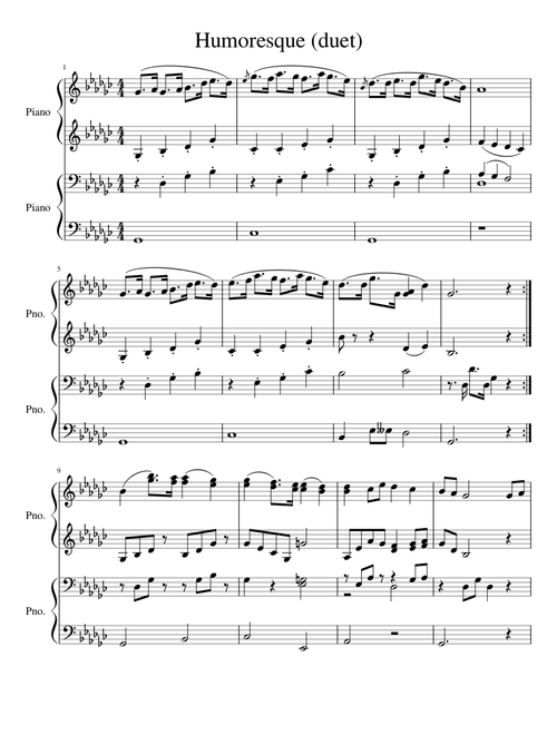 Humoresque-duet