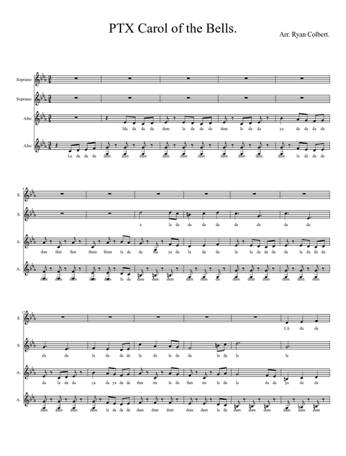 PTX Carol of the Bells.