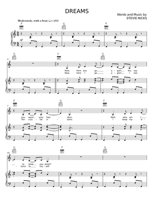 Dreams - Stevie Nicks
