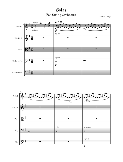 Solas for Orchestra