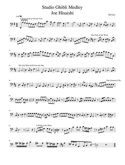 Studio Ghibli Medley - Joe Hisaishi