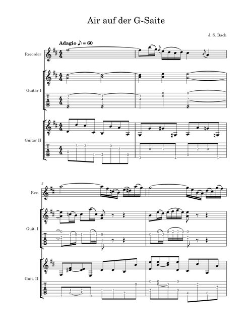 Air 'on the G string', Orchestral Suite No. 3 in D major, BWV 1068 – Johann Sebastian Bach