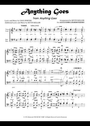 Play Official version of Anything goes Sheet Music by Cole Porter for ...
