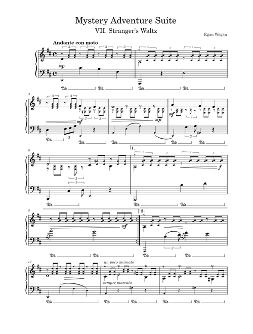 Mystery Adventure Suite - VII. Stranger's Waltz