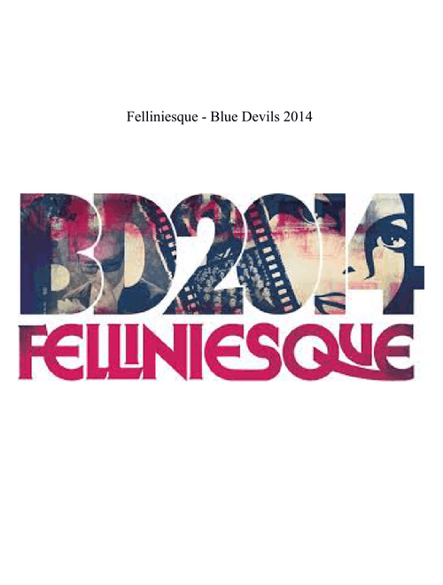 Felliniesque - Blue Devils 2014 (Full Show)(Brass Only)