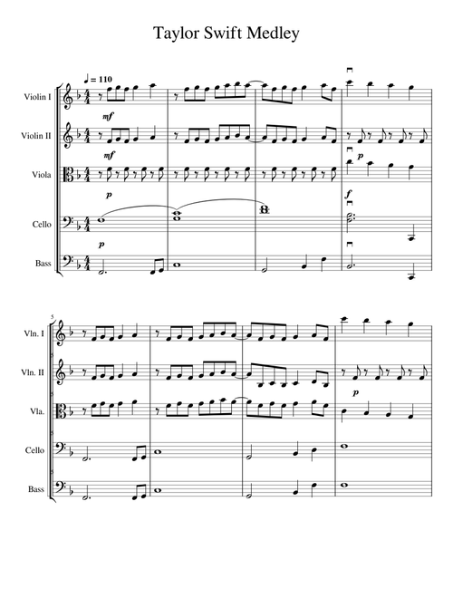 Medley – Taylor Swift