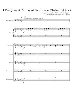 I REALLY WANT TO STAY AT YOUR HOUSE – Rosa Walton Mixed Ensemble