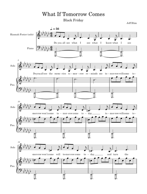 What If Tomorrow Comes – Starkid
