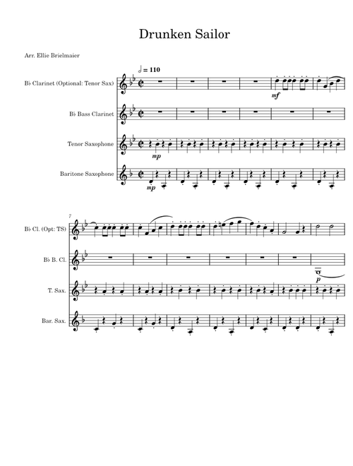 Drunken sailor – Misc Traditional