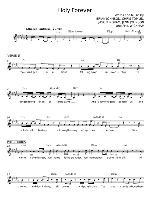 Holy Forever - BRIAN JOHNSON