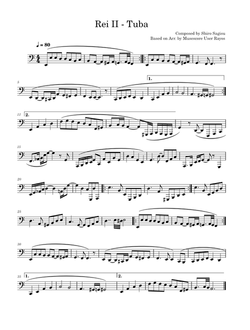 Rei II – Shirō Sagisu Rei II - Tuba