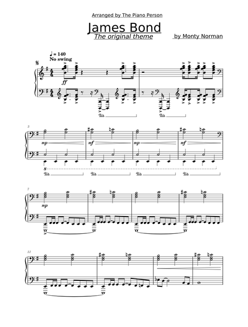 James bond theme – Monty Norman