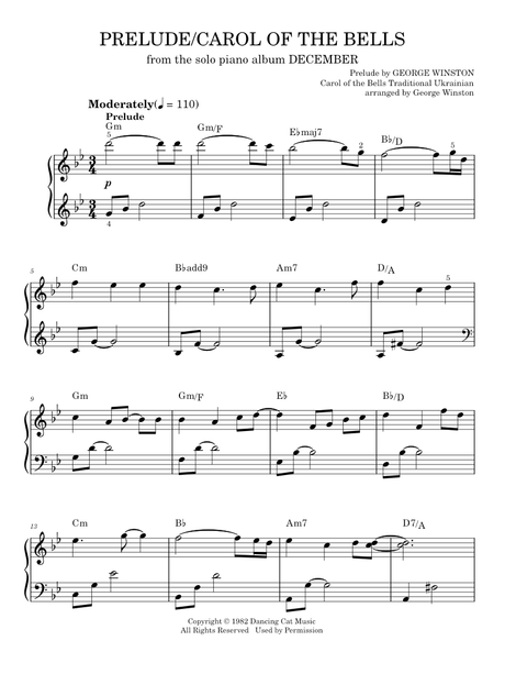 Discover George Winston - December by george Winston on MuseScore