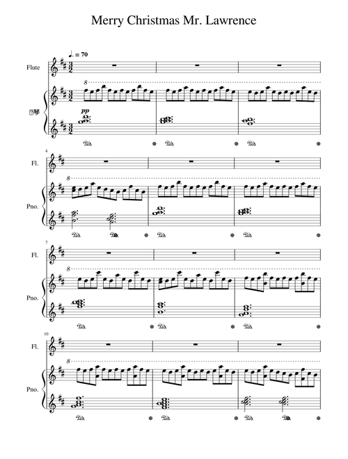 Merry Christmas, Mr. Lawrence – Ryuichi Sakamoto