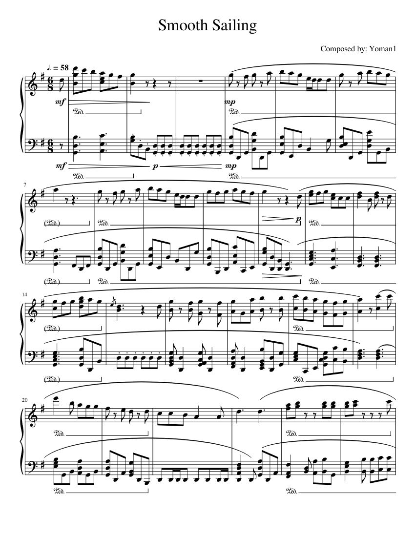 Smooth Sailing Sheet music for Piano (Solo)