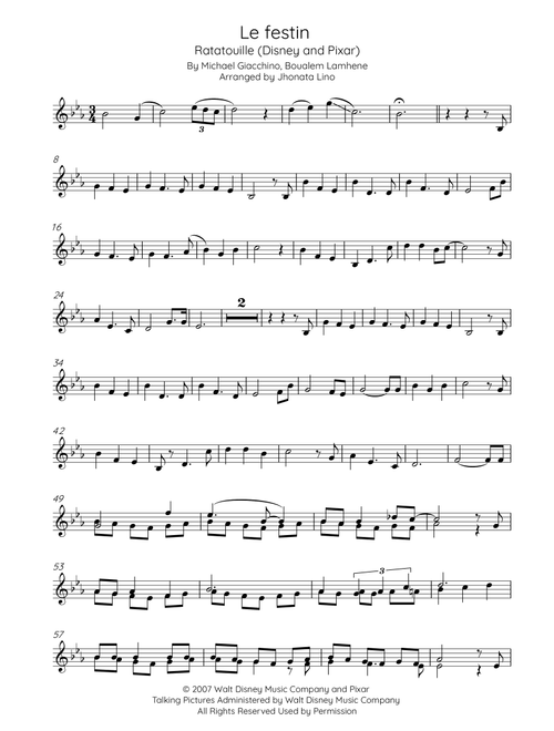 Le Festin (Arr. Jhonata Lino) - Michael Giacchino, Boualem Lamhene (Violin Solo)