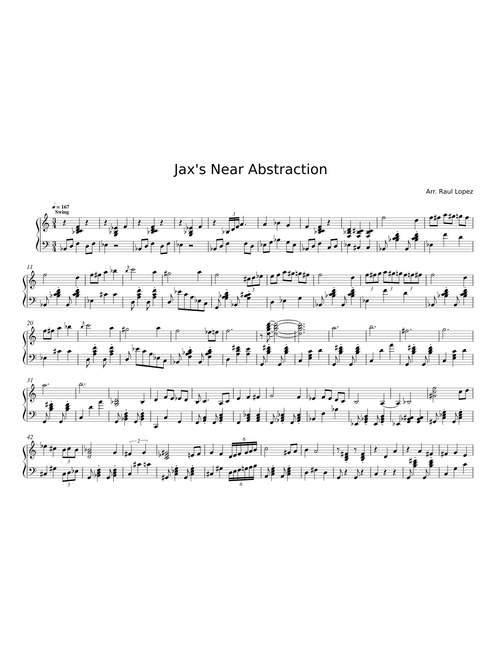 Jax's Near Abstraction Piano