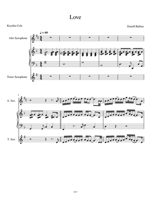 Love - Keyshia Cole Sheet Music for Trombone, Euphonium