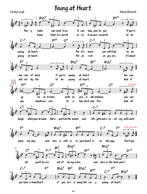 Young at Heart sheet music by pauld30355 | Play, print, and Young at Heart sheet music by pauld30355 | Play, print, and