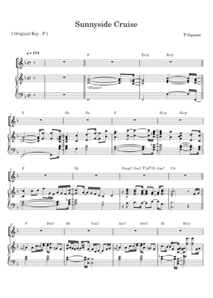 楽譜　New Screen Music Square ☆ T-Square-Takarajima Sheet Music pdf, -宝島 楽譜 - Free