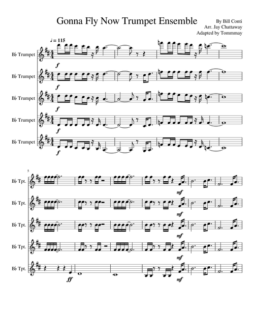 Gonna Fly Now Trumpet Ensemble