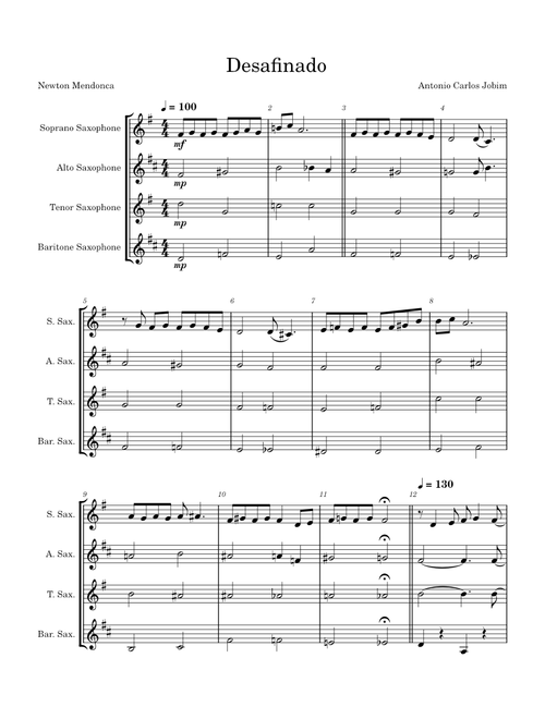 Desafinado – Antônio Carlos Jobim