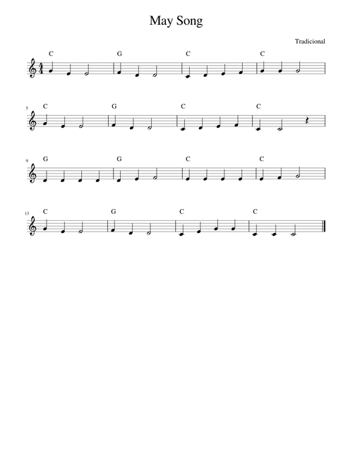 May Song - Tradicional