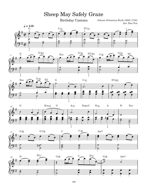 Sheep May Safely Graze, BWV 208 – Johann Sebastian Bach