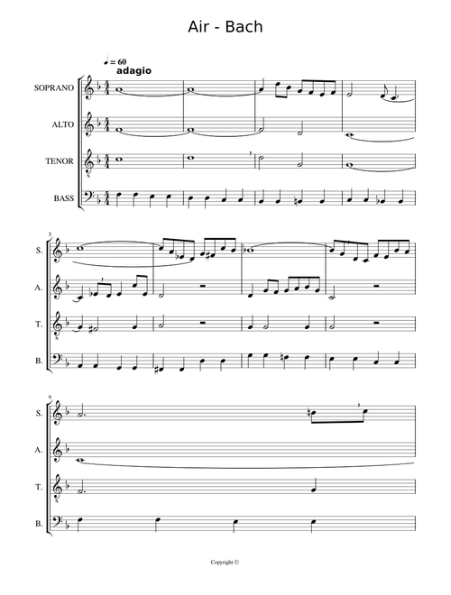 Air on a G String – Johann Sebastian Bach