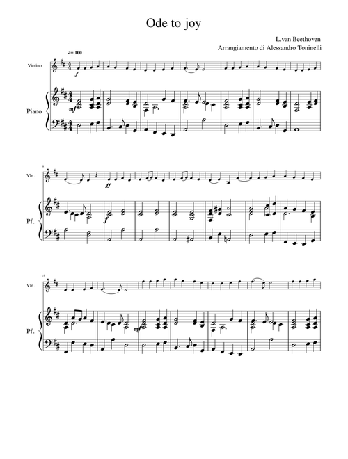 Ode to joy