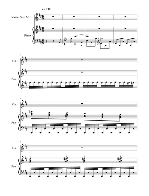 Seitz Concerto No 2 Mov 3