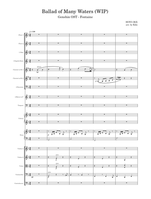 Ballad of Many Waters - HOYO-MiX (WIP)
