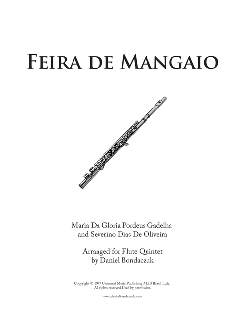 Feira De Mangaio (Arr. Daniel Bondaczuk) - Clara Nunez (Small Ensemble)