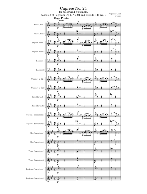Caprice op.1, No.24 – Niccolò Paganini