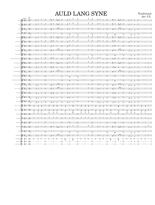 Auld lang syne – Misc Traditional