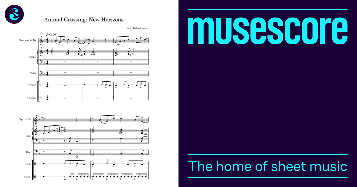 Animal Crossing OSTs Misc Computer Games ACNH theme Sheet music for