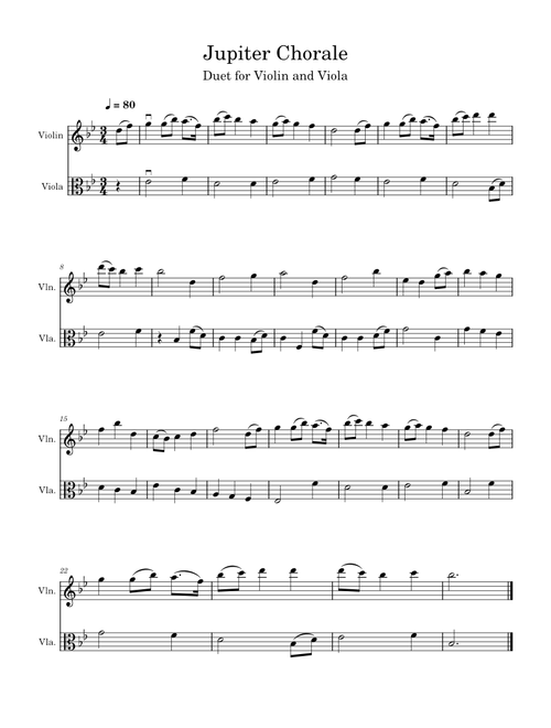 Chorale from Jupiter – Gustav Holst