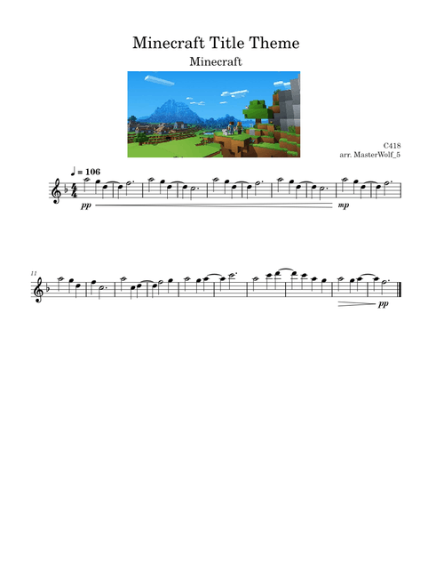 Minecraft Title Theme – C418