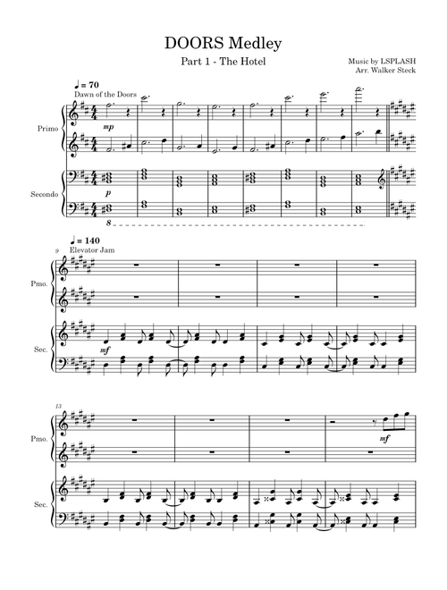 DOORS Medley (Part 1 - The Hotel)