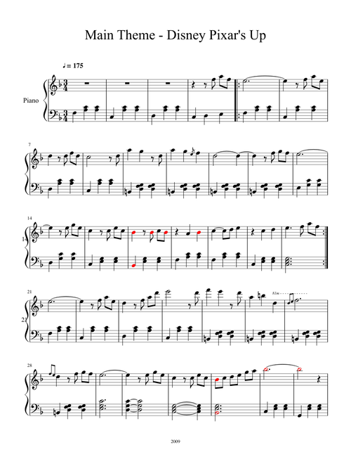 Disney Pixar's Up - Main Theme