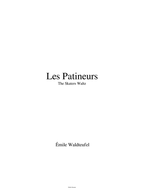 Les Patineurs (The Skaters Waltz) Op.183