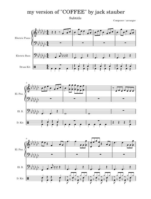 Coffee – Jack Stauber
