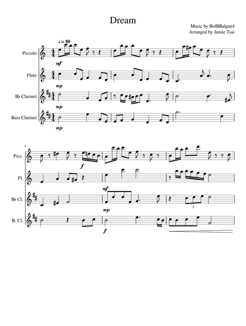 Jamie Tsai - Dream Bolbbalgan4 Arrangement
