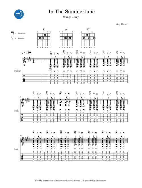In the summertime – Mungo Jerry