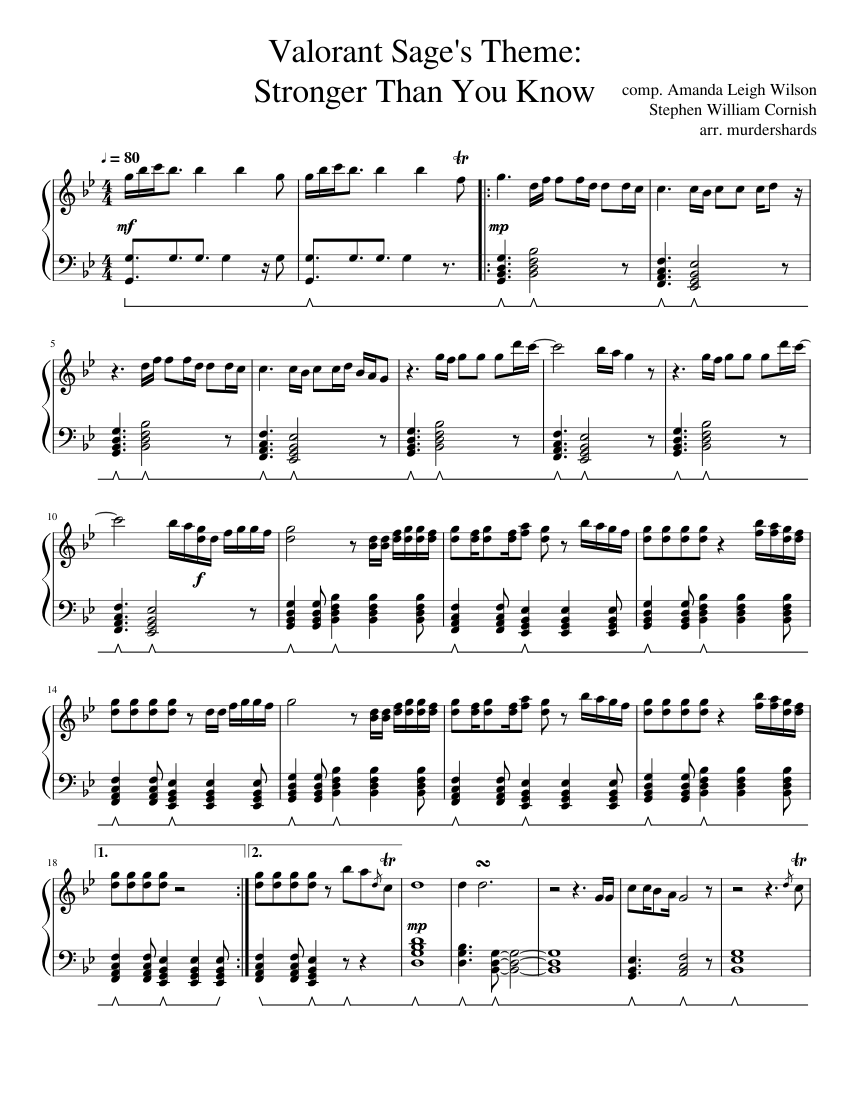 Valorant Sage Theme Stronger Than You Know, Amanda Leigh Wilson