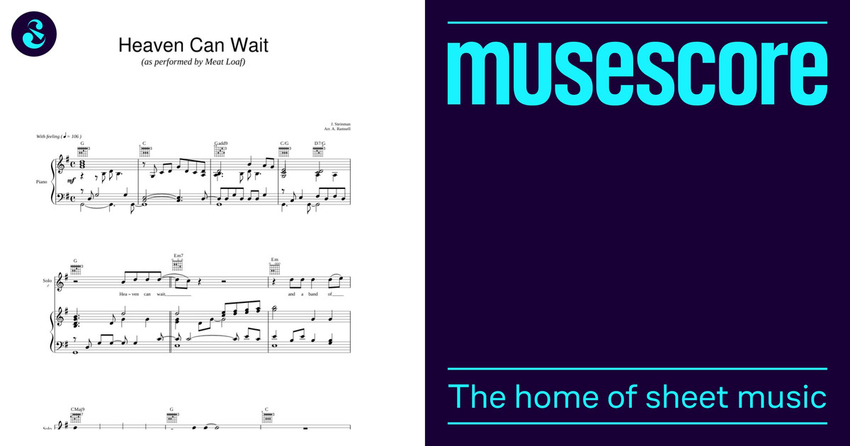 Heaven Can Wait Meat Loaf Sheet music for Piano (PianoVoiceGuitar