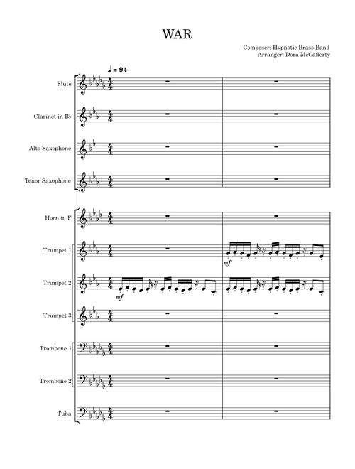 WAR - Hypnotic Brass Ensemble